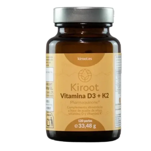 Kiroot Vitamina D3+K2 120 perlas