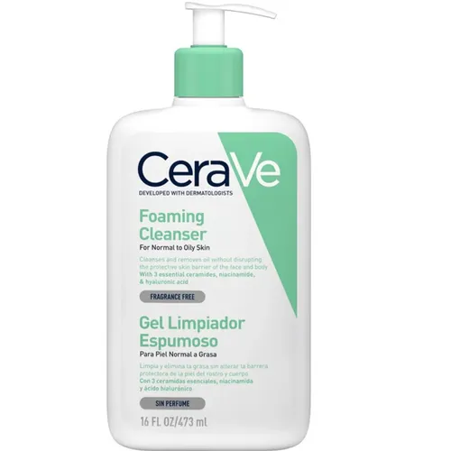 Cerave Gel Limpiador Espumoso 473 Ml