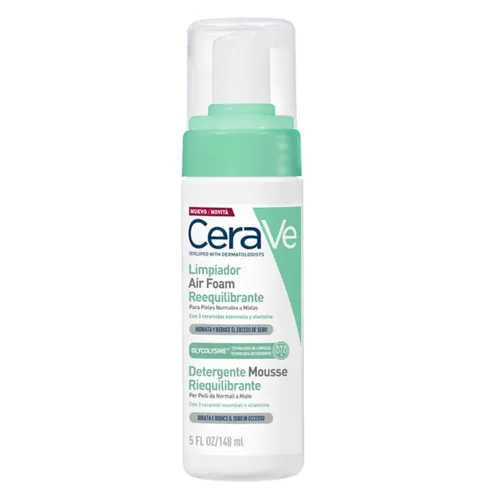 Cerave Limpiador Air Foam Reequilibrante 148ml