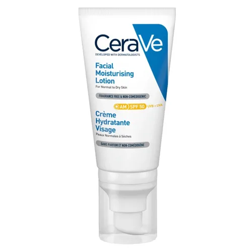 Cerave Locion Hidratante De Rostro Spf 50 52 Ml