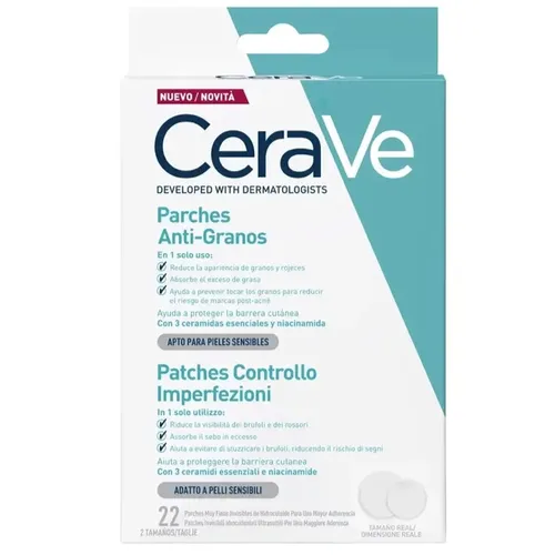 Cerave Parches Control Imperfecciones 22 parches