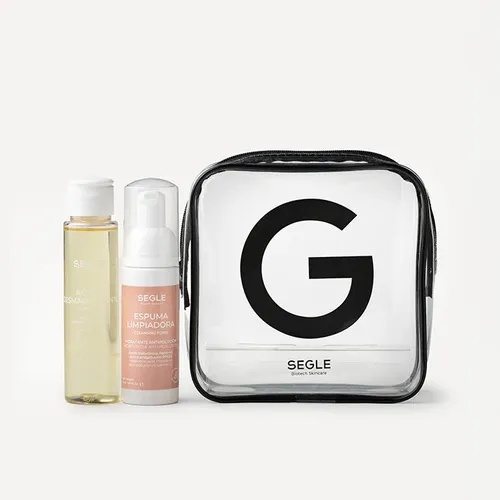Segle Pack Doble Limpieza Viaje Espuma + Aceite