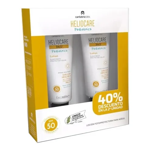 Heliocare 360º pediátrica loción SPF +50 duplo 200ml