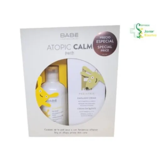 Babe atopic calm pack pediátrico gel+crema emoliente