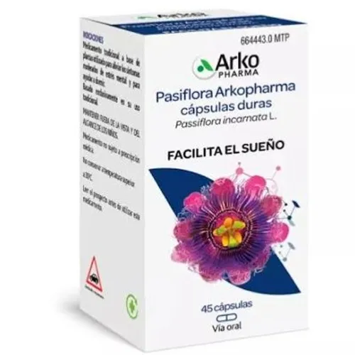 Arkocápsulas Pasiflora Arkopharma 84 cápsulas