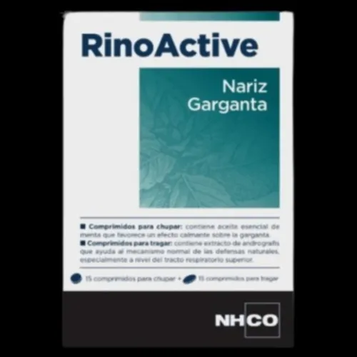 Rinoactive  15 comprimidos para chupar + 15 comprimidos para tragar