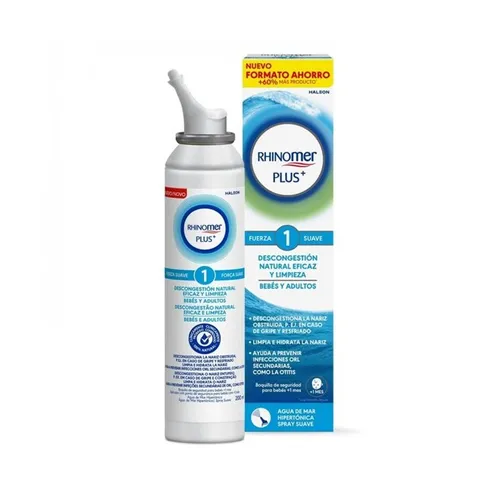 Rhinomer plus bebes y adultos fuerza 1 suave  1 spray 200 ml