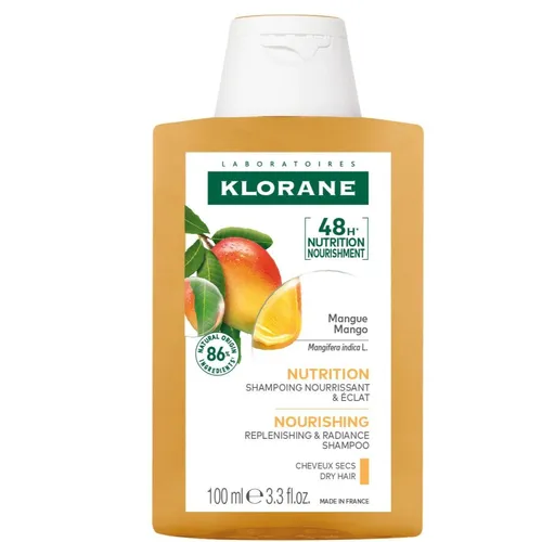 Klorane Champú al Mango Para Cabello Seco 100 ml