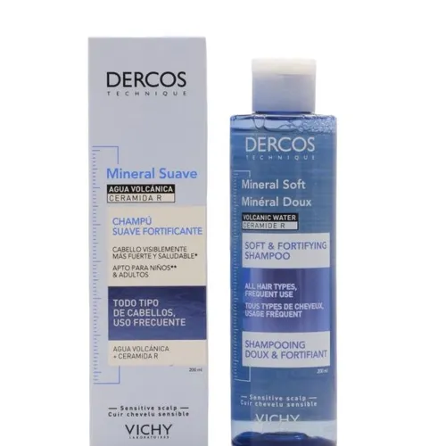 VICHY DERCOS CHAMPÚ  SUAVE FORTIFICANTE  (MINERAL SUAVE) 200ML