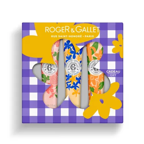 ROGER & GALLET PACK TRIO  CREMA DE MANOS  30ML (HIGO-VAINILLA -NÉROLI)
