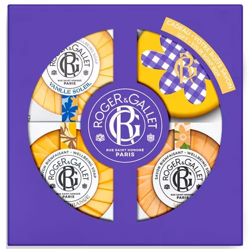 ROGER & GALLET COFRE JABONES  VAINILLA SOLEIL, NEROLI, BOIS D`ORANGE  3X1O0MG