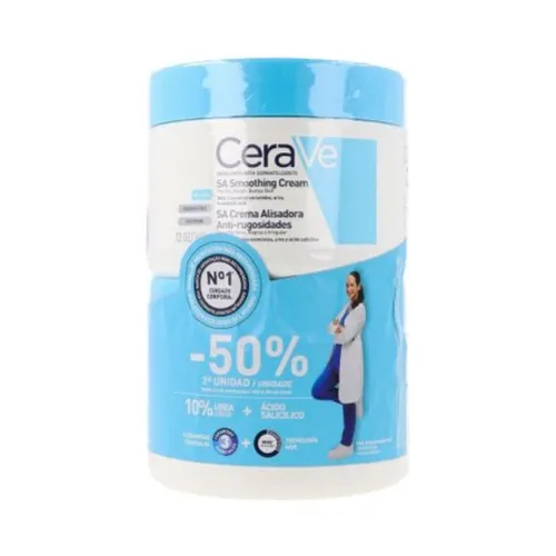 Cerave SA Crema Alisadora Anti-Rugosidades Duplo (2 x 340 g)