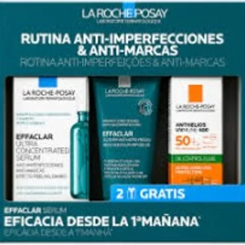 LA ROCHE POSAY PACK EFFACLAR SERUM (LIMPIADOR + SOLAR)