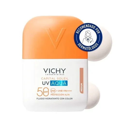Vichy Capital Soleil UV Aqua Fluido SPF50+ 50ml Tono Medio