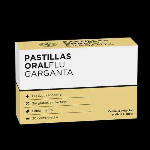 Pastillas oralflu  garganta 20 comprimidos