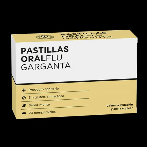 Pastillas oralflu  garganta 20 comprimidos