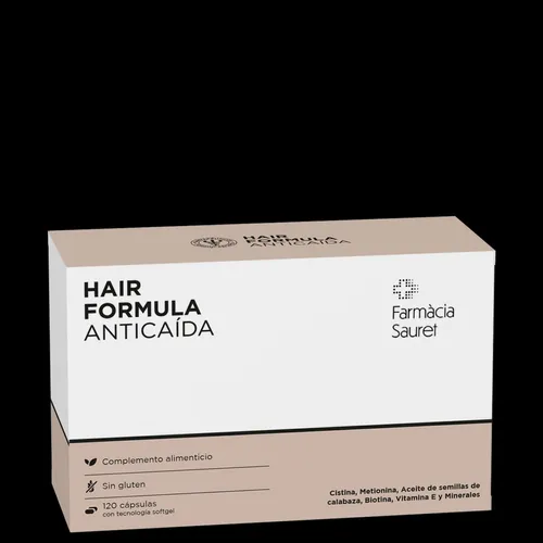 Hair formula  120 cápsulas con tecnología softgel  nan