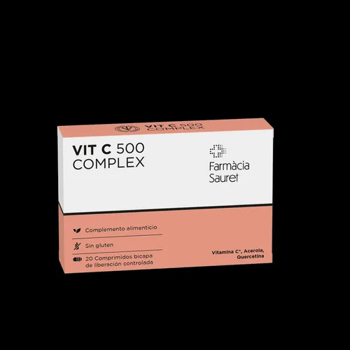 Vit c 500 complex  20 comprimidos bicapa de liberación controlada
