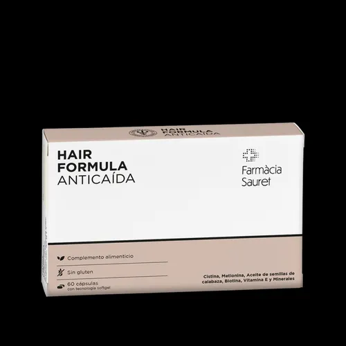 Hair formula  60 cápsulas con tecnología softgel