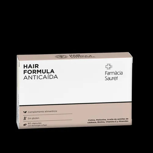 Hair formula  60 cápsulas con tecnología softgel