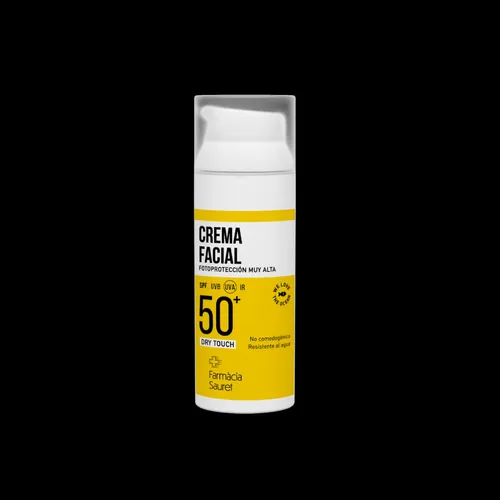 Crema facial spf 50+  textura ligera 50 ml