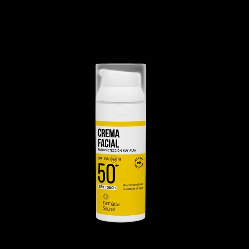 Crema facial spf 50+  textura ligera 50 ml