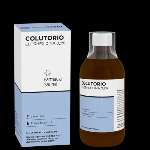 Colutorio  clorhexidina 0,2%  frasco de 200 ml