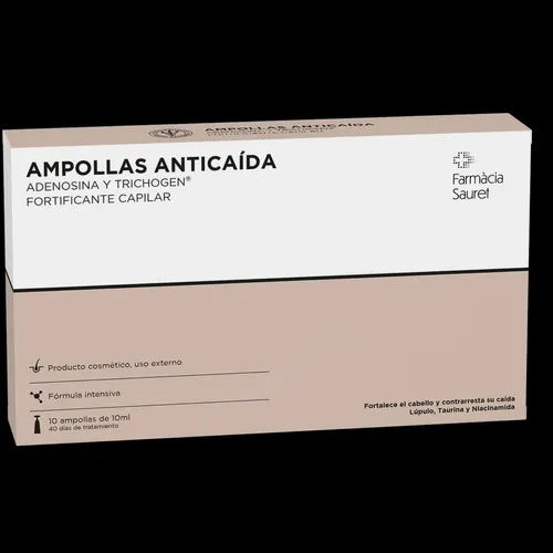 Ampollas anticaída  adenosina y trichogen® 10 x 10 ml