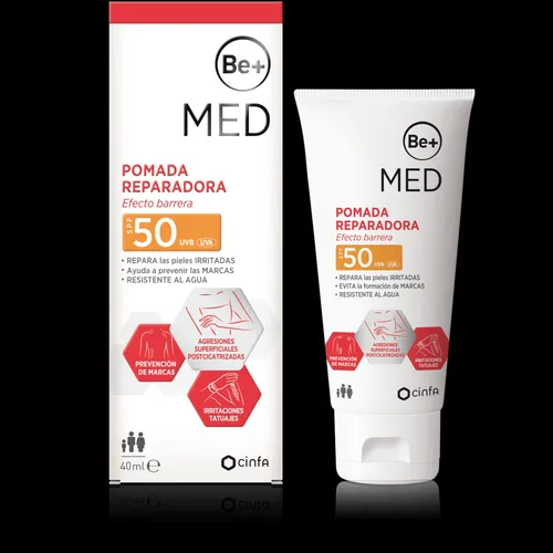 Be+ MED Pomada Reparadora Efecto Barrera SPF50 40ml