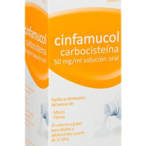 Cinfamucol carbocisteina 50 mg/ml solucion oral 1 frasco 200 ml