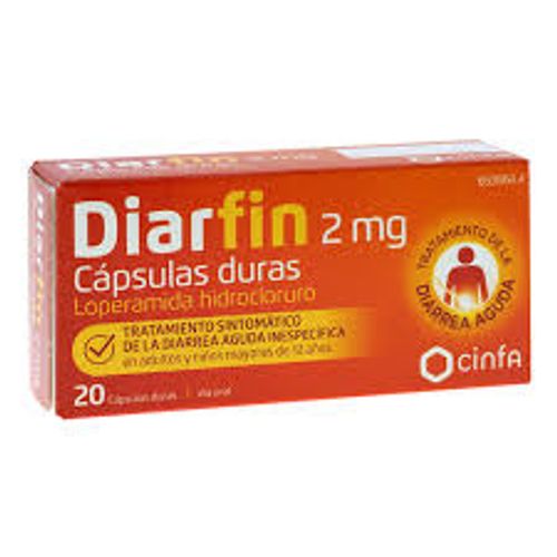 Diarfin 2 mg 20 capsulas