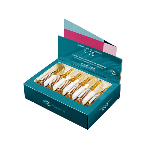 RUEBER K-20 POTENCIADO 12 AMPOLLAS