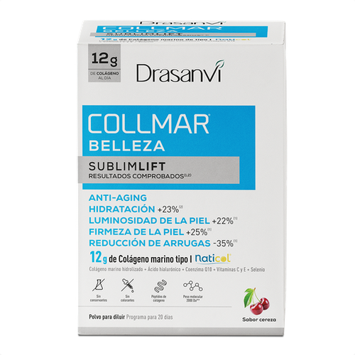 DRASANVI COLLMAR BELLEZA SUBLIMLIFT 12G COLAGENO SABOR CEREZA