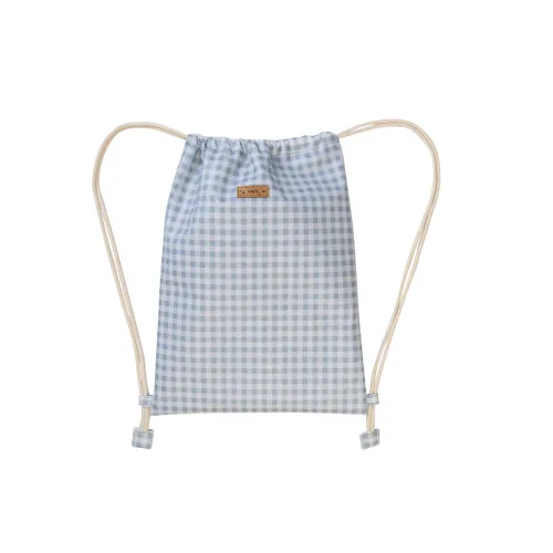 MOCHILA SACO IMPERMEABLE CUADROS VICHY SARO BABY