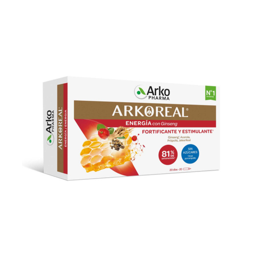 ARKOREAL ENERGÍA CON GINSENG 20 AMP