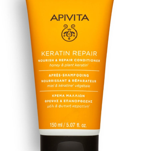 Apivita acondicionador nutritivo/keratin reparador