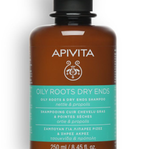 Apivita champu equilibrante para raiz grasa y punta