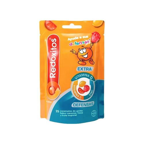 Redoxitos Extra Defensas Caramelos Naranja 25u