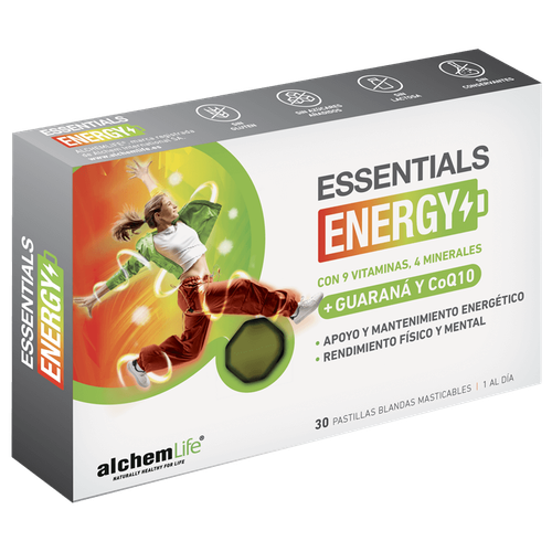 Alchemlife Essentials Energy 30 Pastillas Blandas Masticables