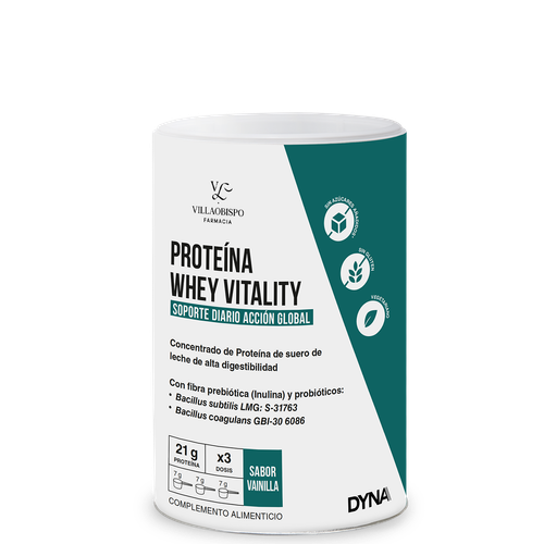 Proteina whey vitality vainilla 300 gr.