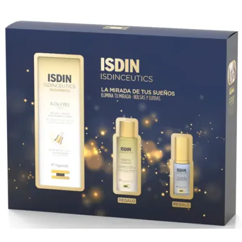 ISDINCEUTICS PACK K-OX EYES 15G + CLEANSING + HYALURONIC CONCENTRATE