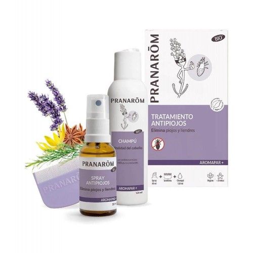 Pranarôm Aromapar+ Pack Tratamiento Antipiojos BIO