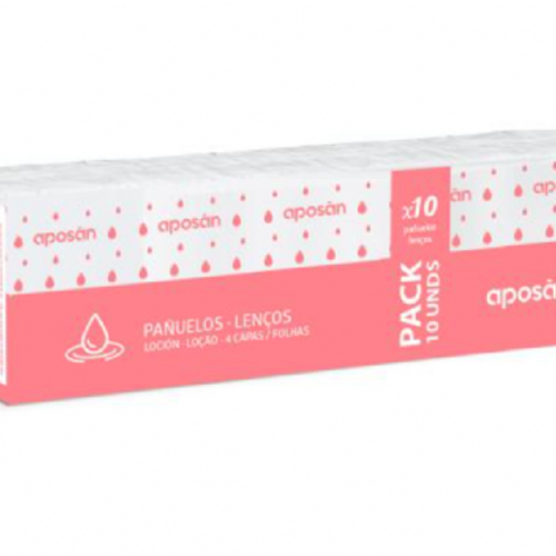 Pañuelos con loción Aposán