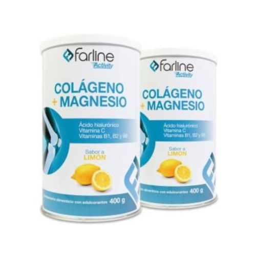 Colágeno + magnesio Farline sabor limón 25% descuento 2ª unidad