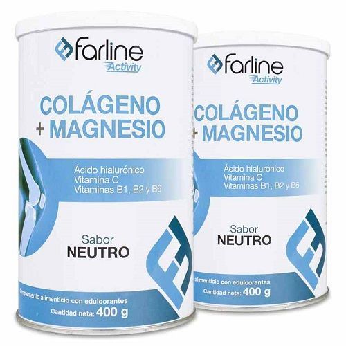 Colágeno + Magnesio Farline sabor neutro 25% descuento 2ª unidad
