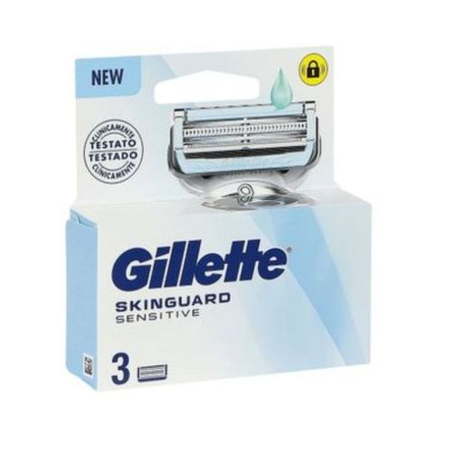Gillette skinGuard sensitive recambios para maquinilla de afeitar para hombre 3ud