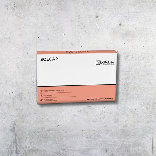 Solcap Vitasfarma Roberto Gimeno 30 cápsulas con tecnología softgel