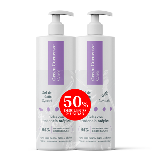 Pack Gel de baño 50% descuento 2ª unidad Green Cornerss