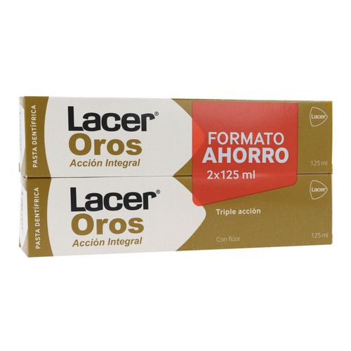 Lacer Laceroros Pasta dentífrica formato ahorro 2 x 125 ml