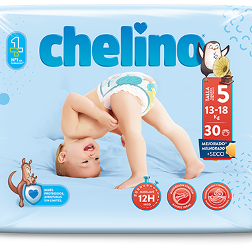 Chelino Pañal Inf T/5 13-18 Kg 30 Un